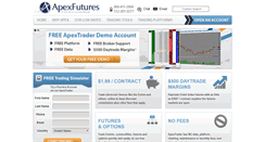 Desktop Screenshot of apexfutures.com